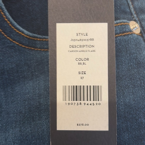 Women’s Veronica Beard Carson ankle flare jeans NWT size 27/4 $278 - Picture 9 of 10